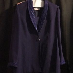 Purple 2 piece church suit